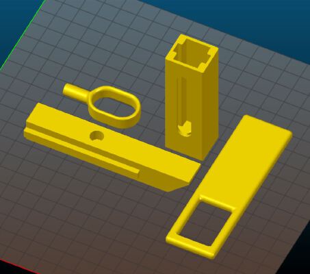 Fridge Lock | 3d print model