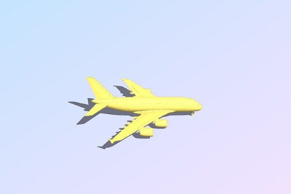 A380 airbus model airplane | 3d print model