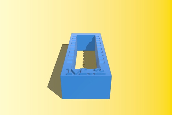 M.2 NVMe drive Wifi 10 Bay Holder | 3d print model