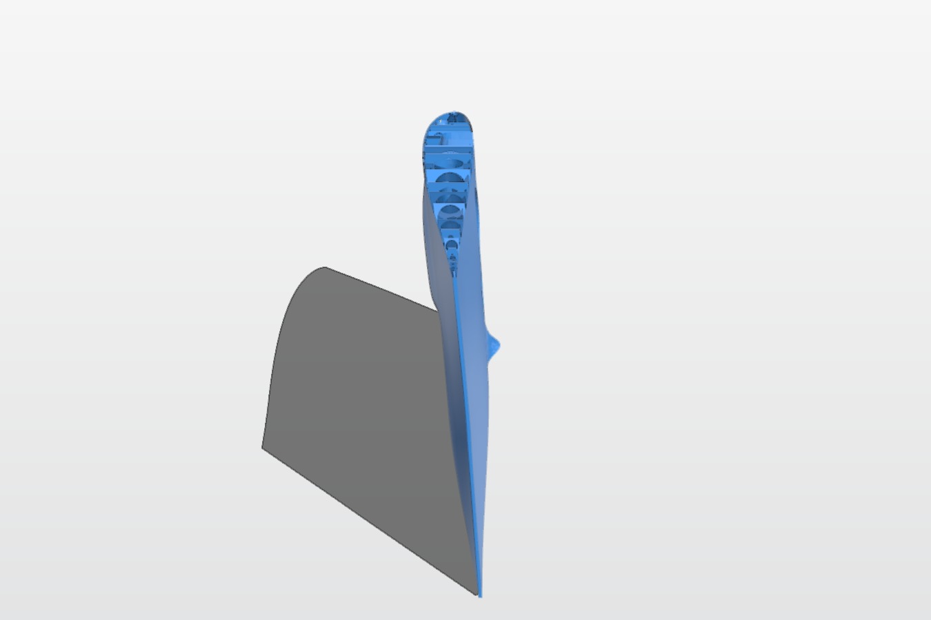 P47 Thunderbolt, WingR1 testpart - retract version