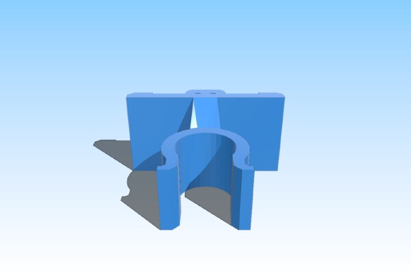 FC RX7 Hood Rod Clip | 3d print model