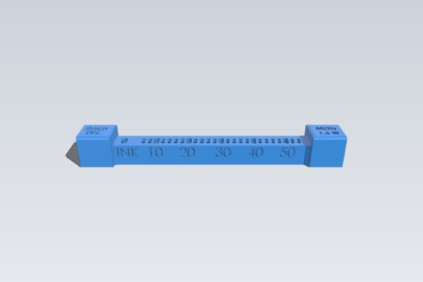 Extruder eSteps Calibrator Stick | 3d print model