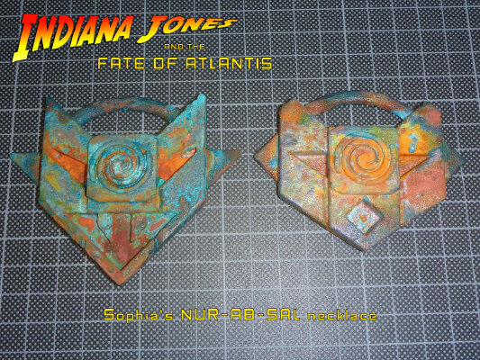 Indiana Jones: Fate of Atlantis _ Nur-Ab-Sal Medaillons (Sophia's Necklace) | 3d print model