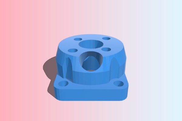 Small Brushles Motor Mounts(Parametric) - Cox 049 Conversion | 3d print model