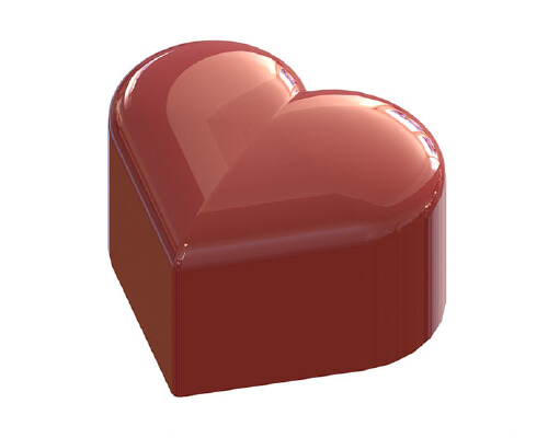 Domed Heart Shaped Box | 3d print model