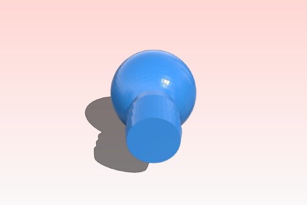 16mm Curtain Rod End | 3d print model