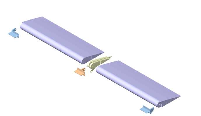 AILERON FLAP SET | 3d print model
