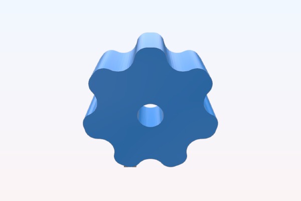 Z-Axis Knob for Printrbot Simple | 3d print model