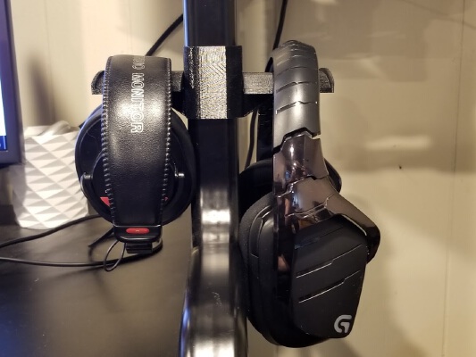 IKEA FREDDE Desk - Single and Double Headphone Holder | 3d print model