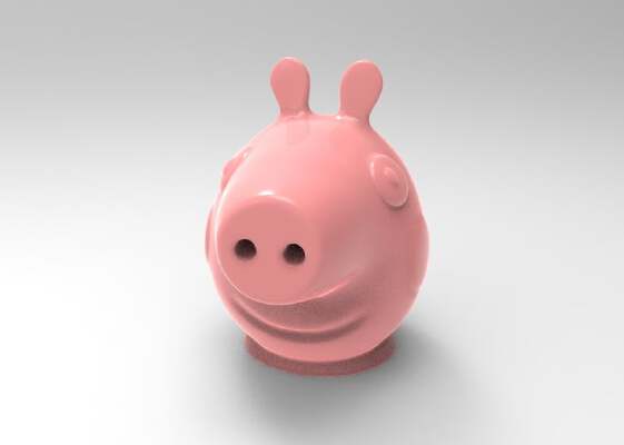 peppa pig toothpaste top | 3d print model