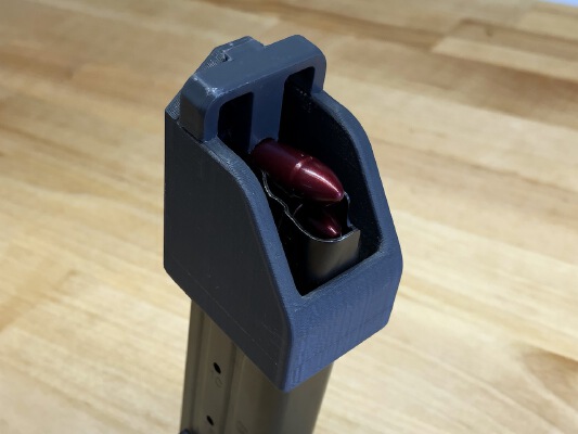 9mm speed loader_ thumb saver | 3d print model