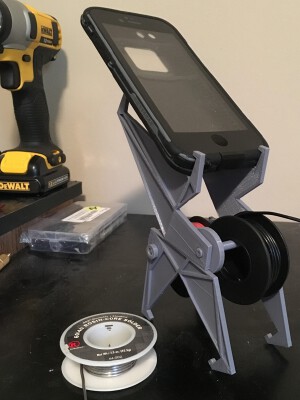 Multifunctional Modular Phone Stand and Solder_Wire Spool Holder | 3d print model
