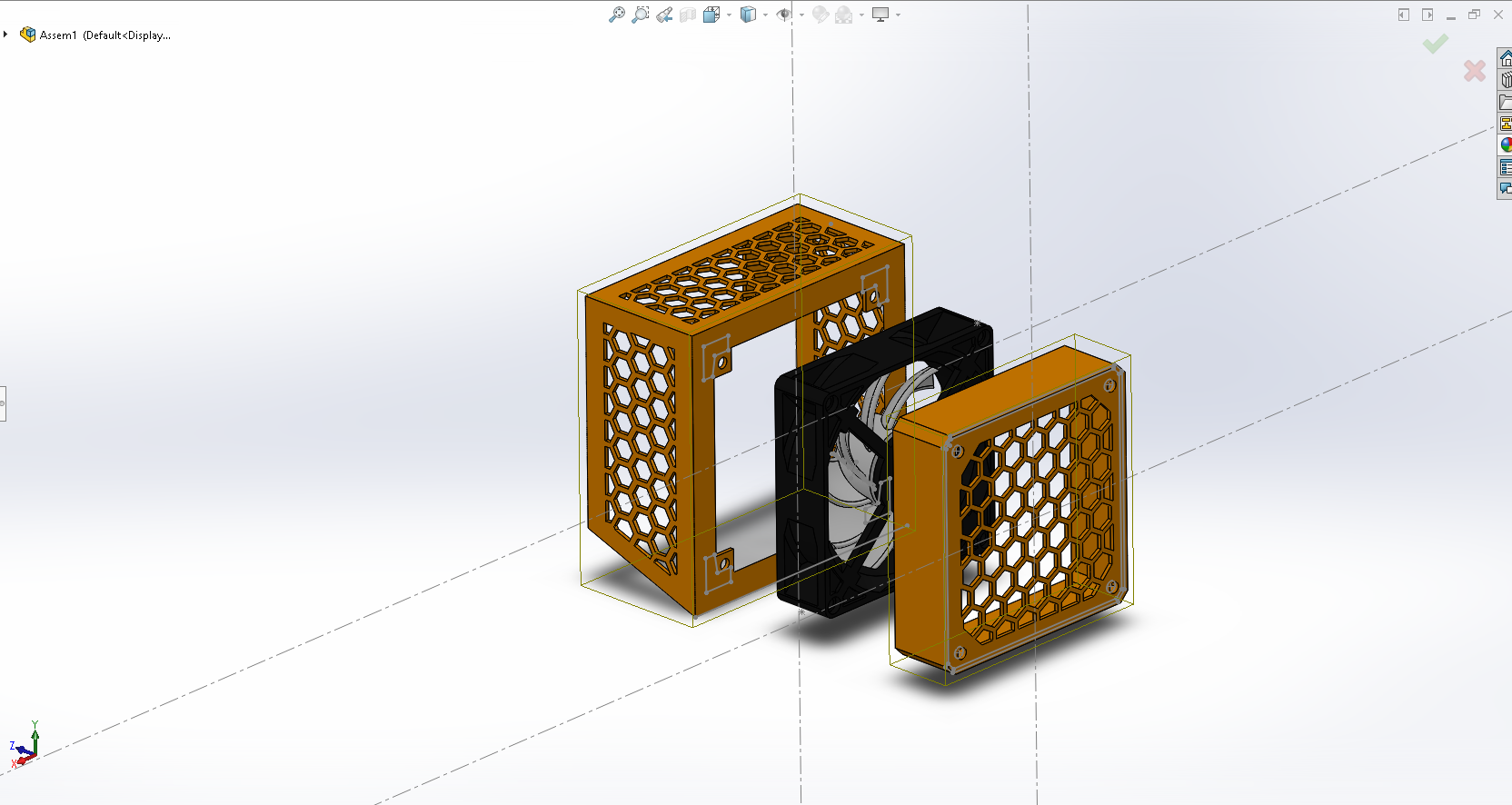 Anet A8 Power Supply 92mm Fan Adapter