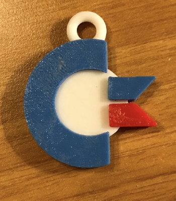Commodore keychain | 3d print model