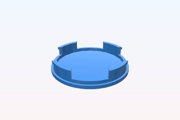 AC SCHNITZER typ 2 BMW e39 simple center hub cap | 3d print model