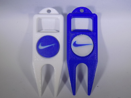 NIKE Golf Ball Marker | 3d print model