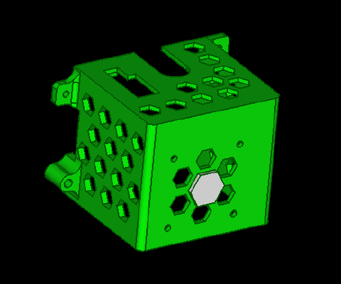 Anycubic Chiron Hotend Cover "Chulk" | 3d print model