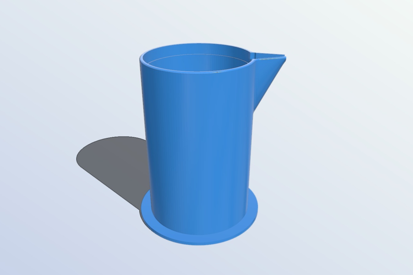 Gas fuel oil mixing cup 75ml (1.5 for 5 liters)