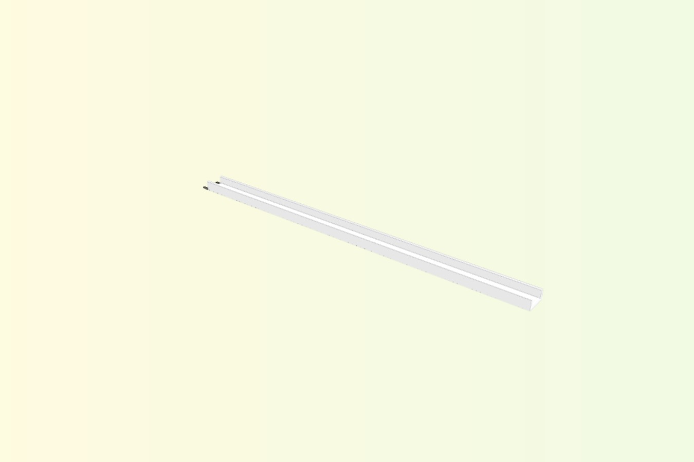 LED U-Profil 17mmx8mm for LED Light Bar Prusa i3 MK2_MK3