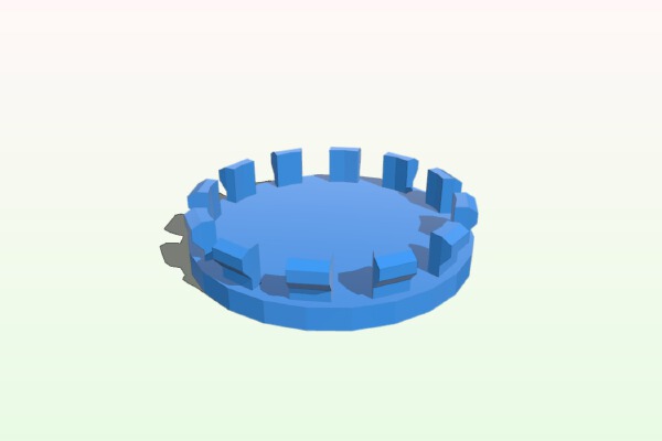 Wheel Center Cap with Hyundai Logo | 3d print model