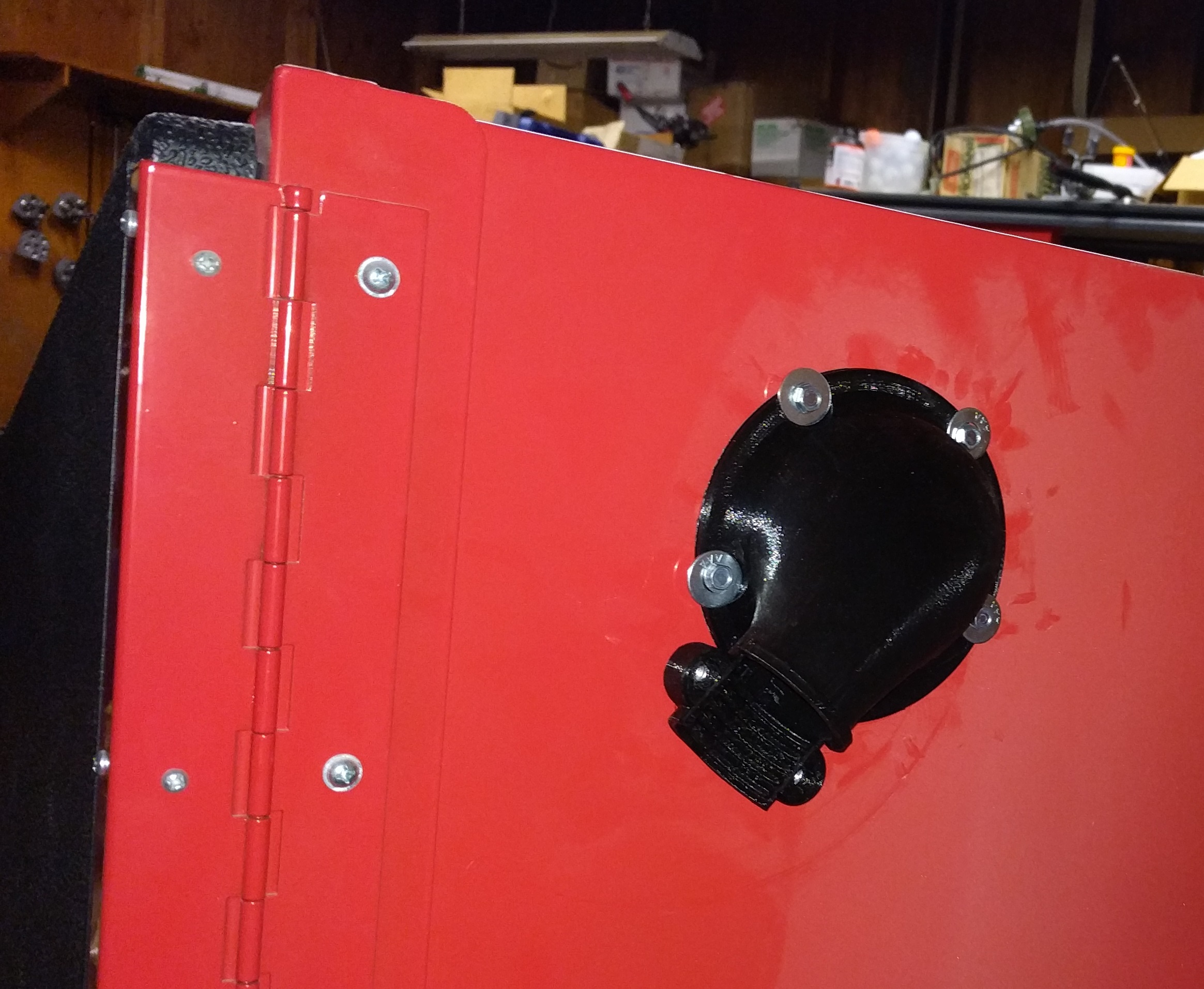 Sand blasting cabinet dust collector