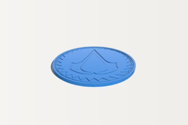 Assassins creed coaster posavasos | 3d print model
