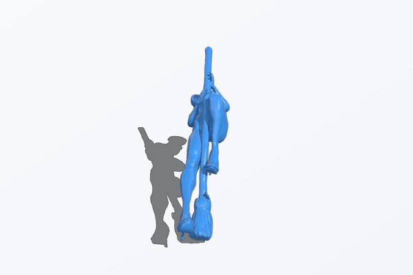 Woman witch | 3d print model