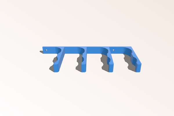Cricut Vinyl Roll Rack | 3d print model