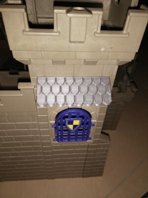 Window rooftop for Playmobil castle 3268 | 3d print model