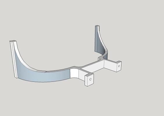 F330 Quadcopter Landing Gear& battery holder | 3d print model