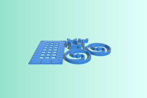 28BYJ-48 Stepper motor 2 wheel proto platform. | 3d print model