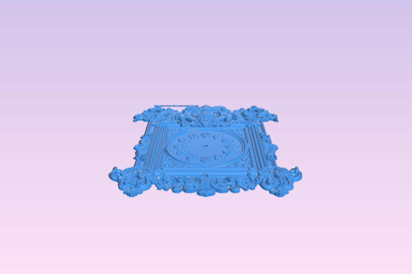 Clock face panel