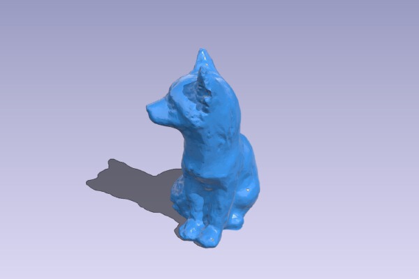 Sitting Fox | 3d print model
