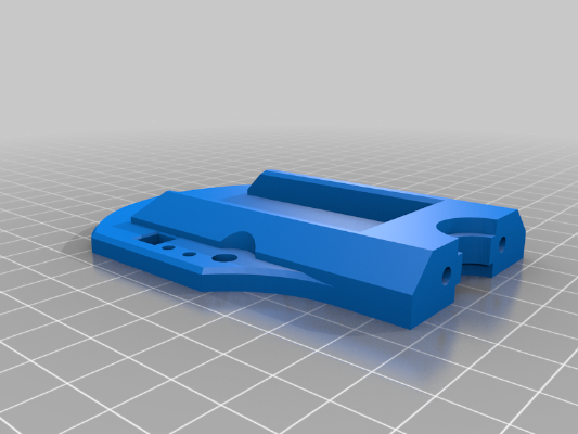 3 Wheel X-Carriage with stock auto level sensor bracket | 3d print model