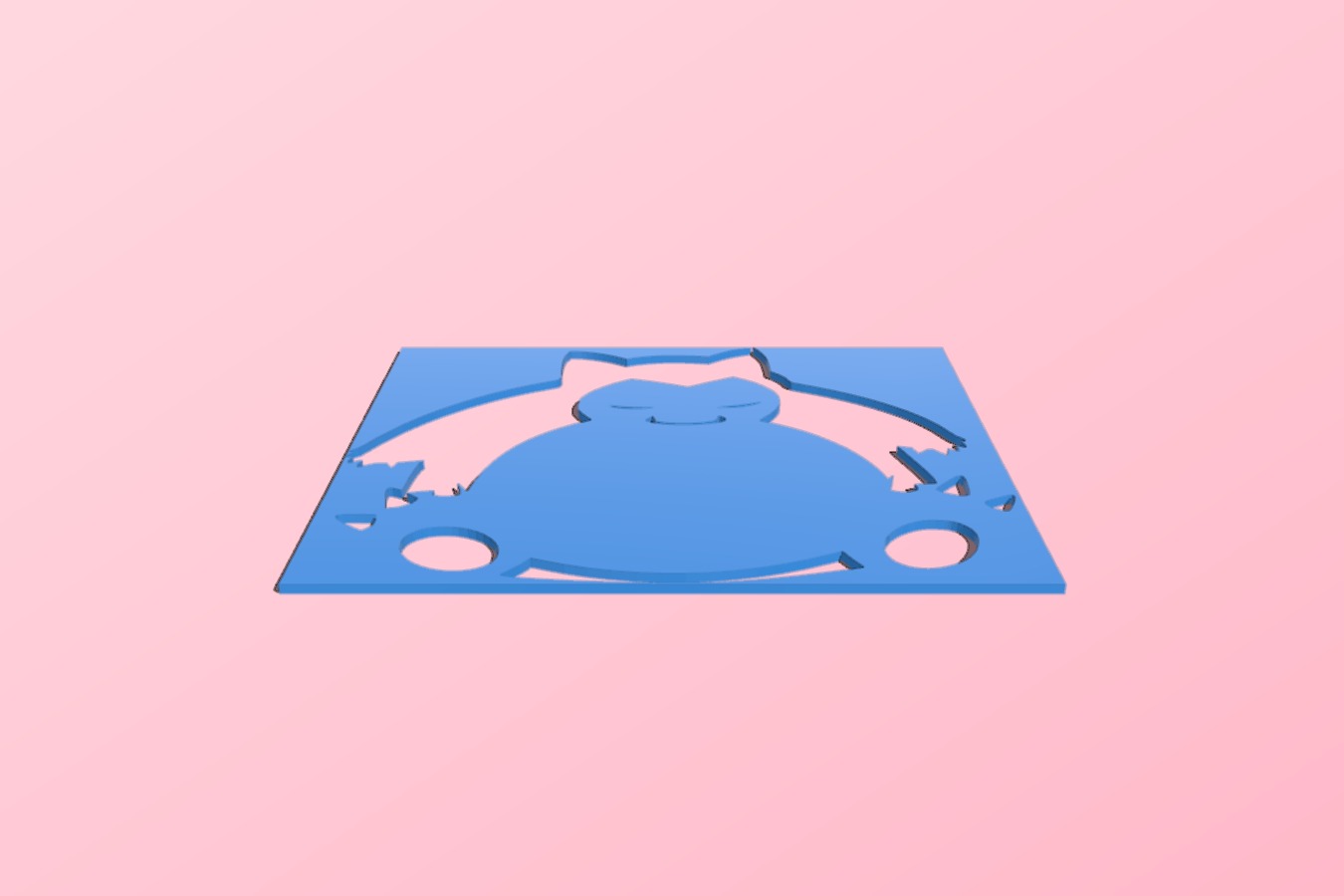Snorlax stencil
