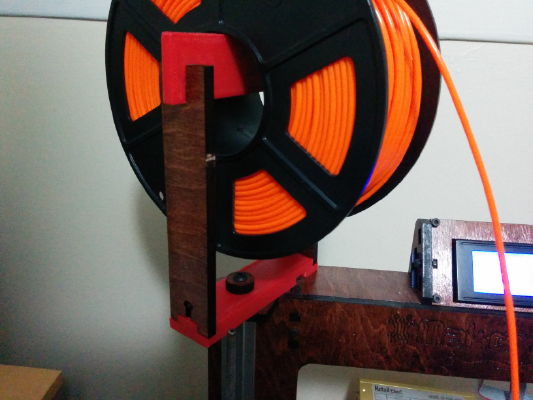 Makerfarm Prusa i3v Spool Holder Extension | 3d print model