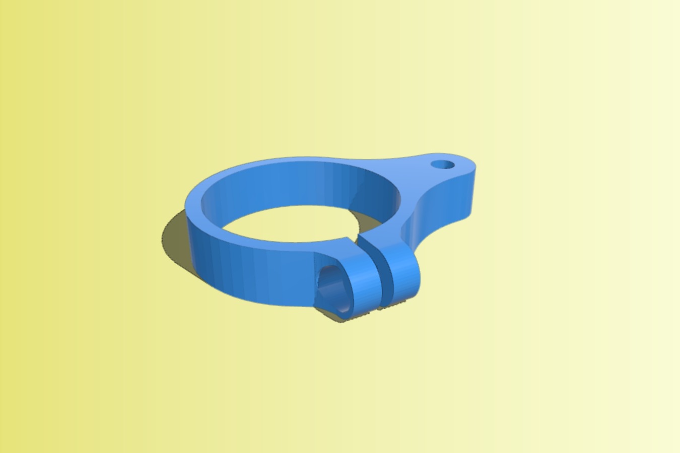 Shock mounts for tahustvedt's Ursa (bear) - Fully printable Monster Truck