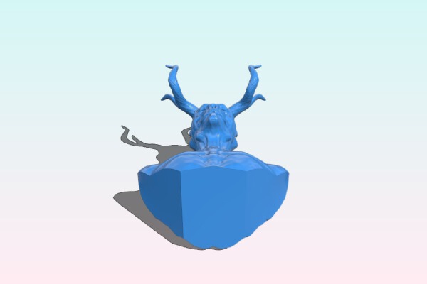 Demon bust | 3d print model