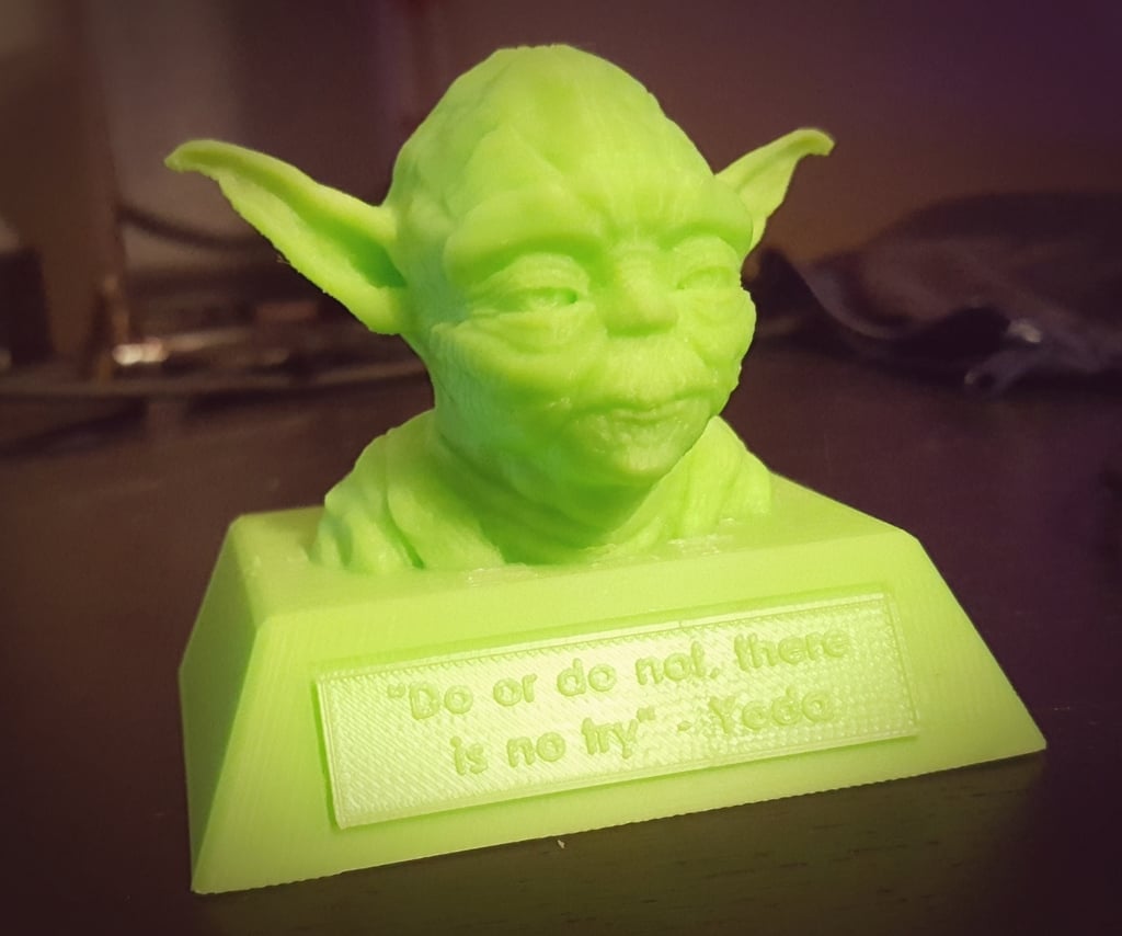 Yoda Bust and Plaque