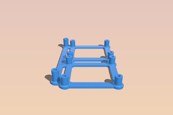 Anet A6 & A8 Dual Back Facing Mosfet Holder | 3d print model