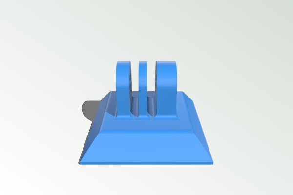 Velbon tripod Gopro | 3d print model
