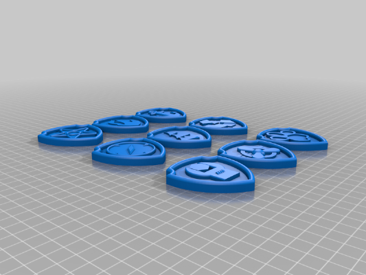 Paw Patrol Logos | 3d print model