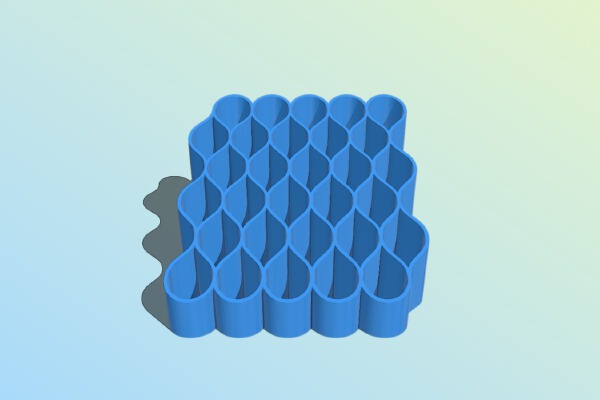 Paint Rack x30 for slim bottles (21mm diameter) | 3d print model