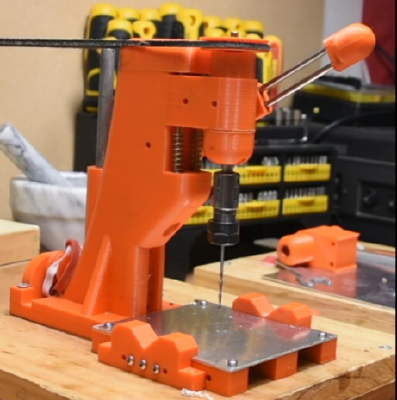 3D printed drill press Table and tube centers | 3d print model