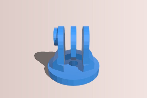 Gopro Tripod captive nut | 3d print model