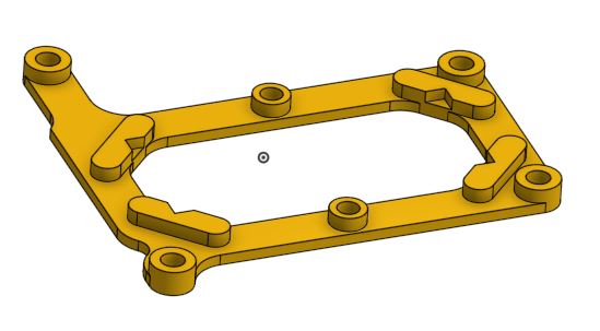 Arduino Uno to Nano PCB standoff | 3d print model