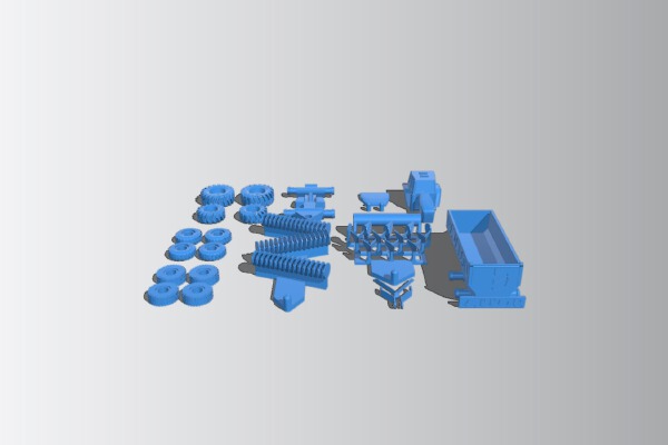 tractor y aperos | 3d print model