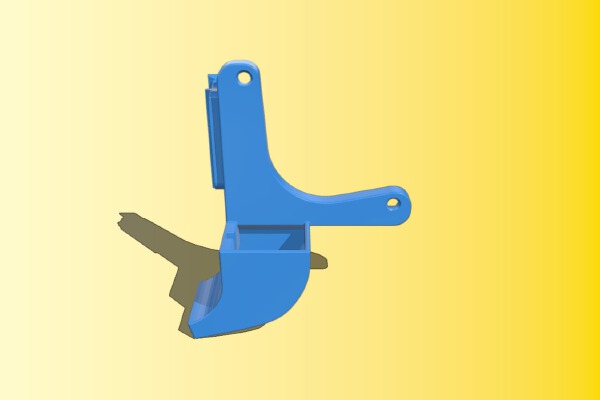5015 inline fan module for CR-10 Heavy Duty customisable modular e3D V6 mount Volcano 5015 ABL by chito | 3d print model