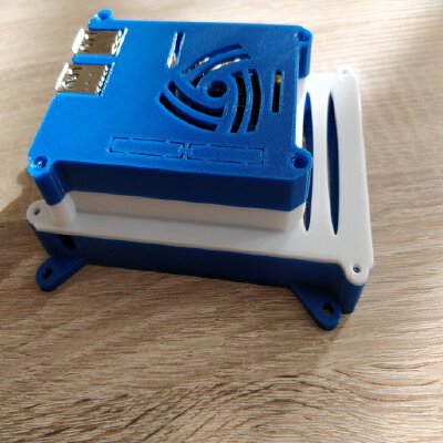 Raspberry Pi 4 Enclosure with 2,5" SSD_HDD Mount | 3d print model