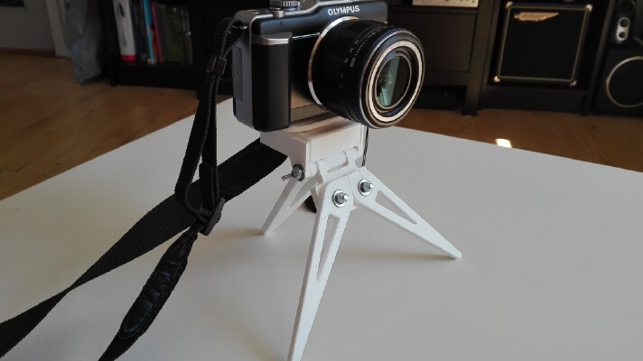 Tripod foldable with quick release remix | 3d print model
